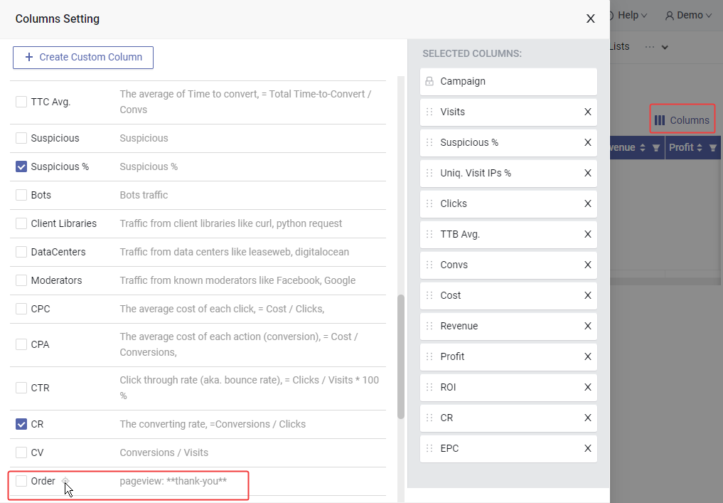 Pageview Goals | Maxconv Documentation